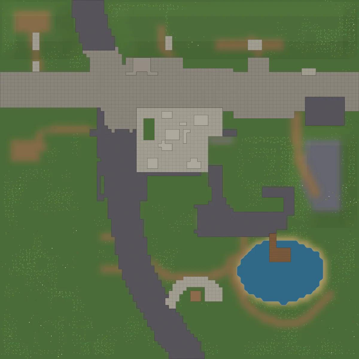 Close-up map of Panda town (23, 14) around Arda, 2 NPCs nearby.