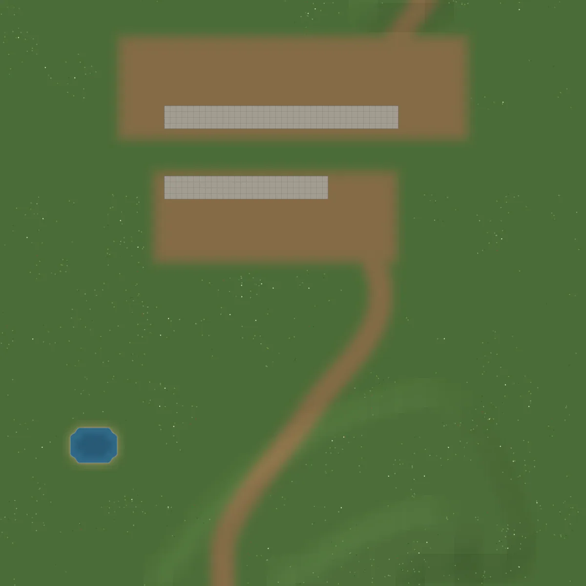 Close-up map of Old Market Lane (24, 14) around Repair Shop, 1 NPC nearby.
